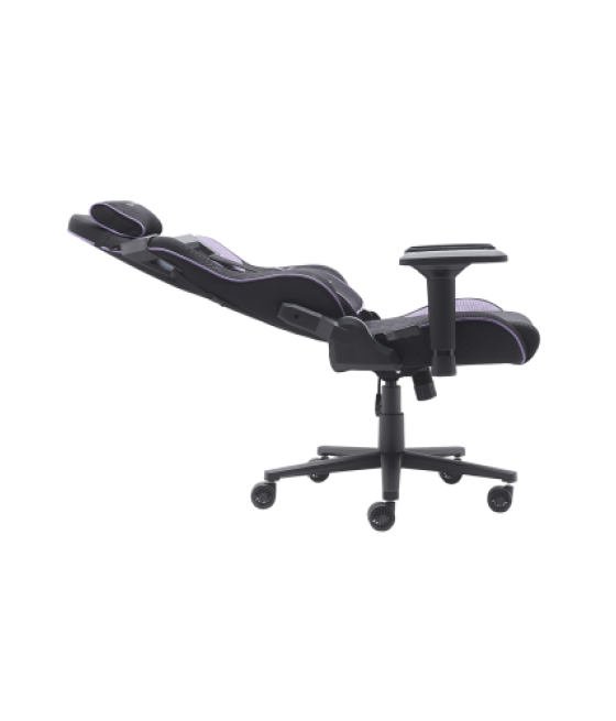 Newskill gaming takamikura v2 silla para videojuegos de pc asiento acolchado negro, púrpura