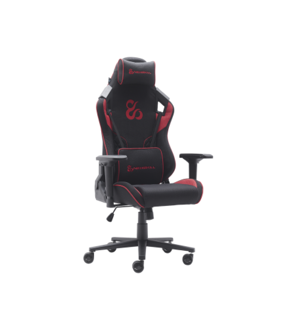 Newskill gaming takamikura v2 silla para videojuegos de pc asiento  acolchado negro, rojo