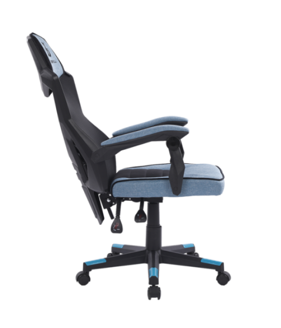 Newskill gaming eros silla para videojuegos de pc asiento acolchado negro, azul, gris