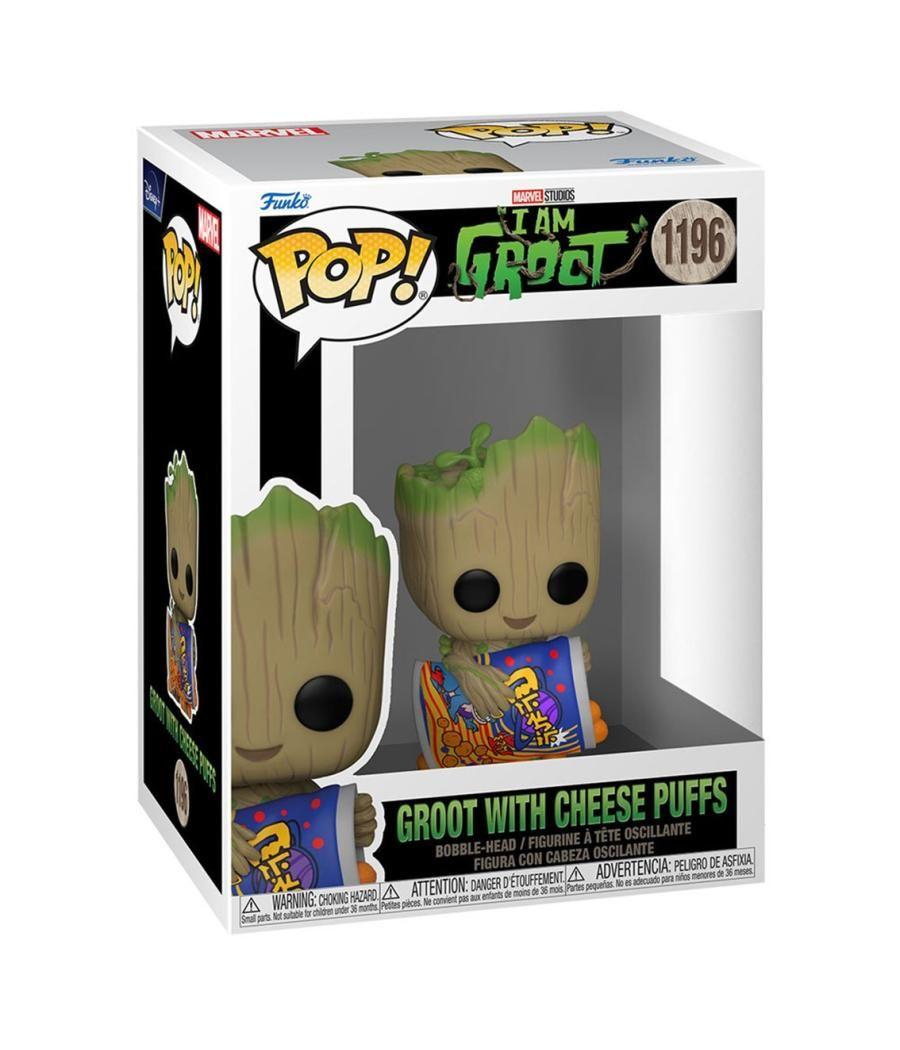 Funko pop marvel guardianes de la galaxia groot with cheese puffs 70654