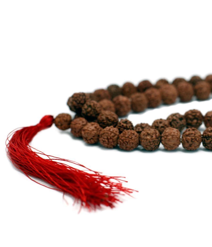 108 Rudraksha Japa Mala - Marron