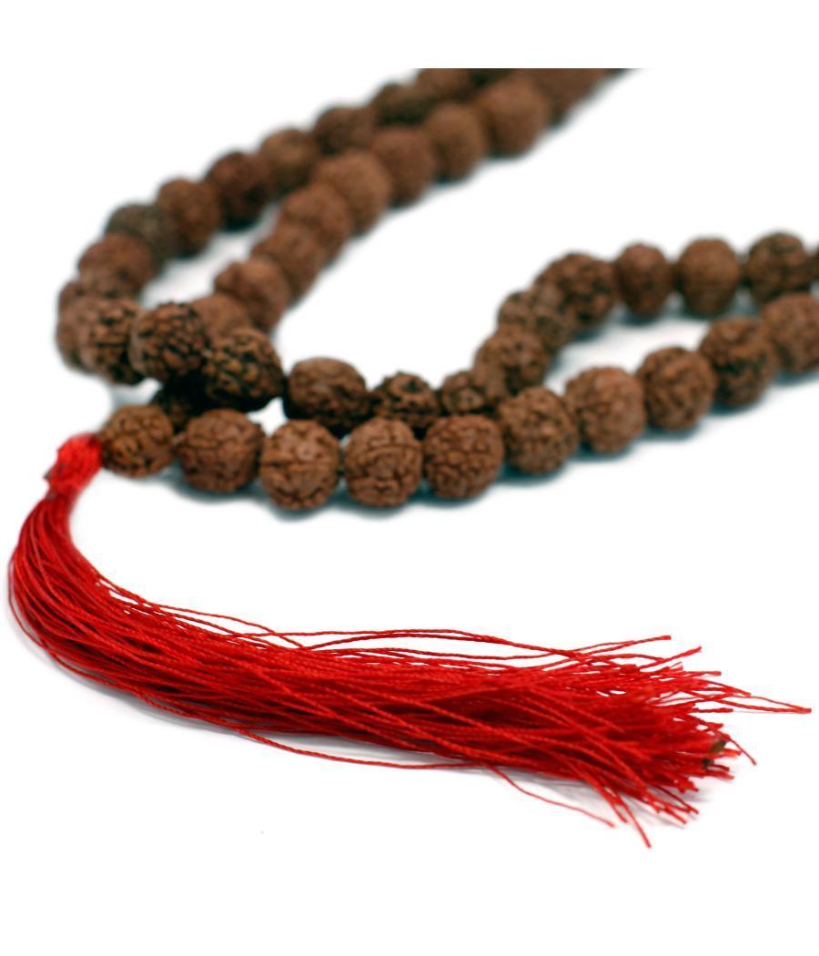 108 Rudraksha Japa Mala - Marron