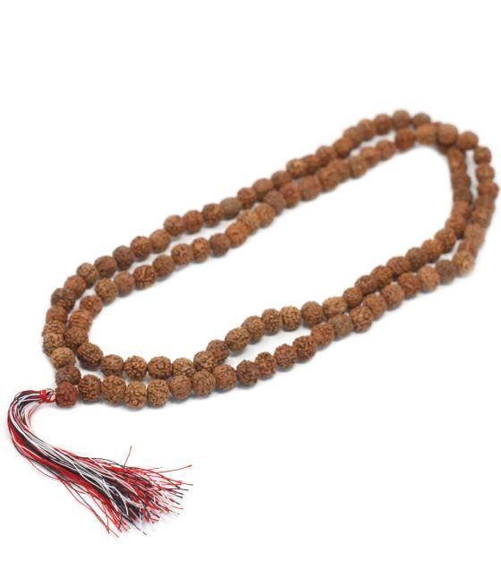 108 Rudraksha Japa Mala - Natural