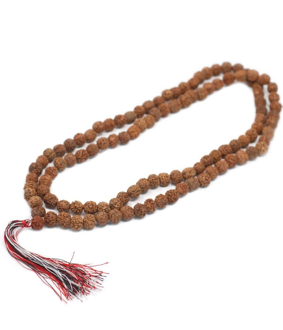 108 Rudraksha Japa Mala - Natural