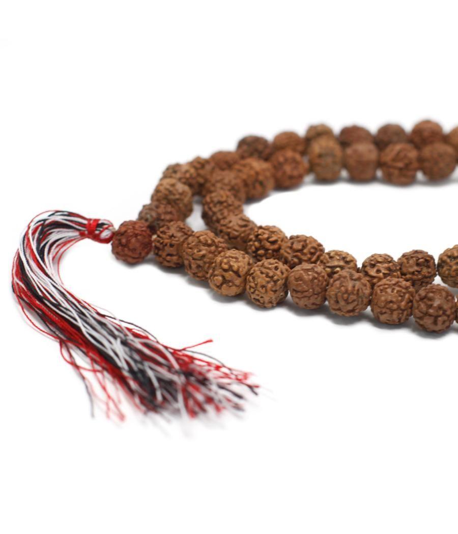 108 Rudraksha Japa Mala - Natural