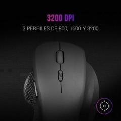 Ratón Gaming Inalámbrico Mars Gaming MMWERGO/ Hasta 3200 DPI - Imagen 3