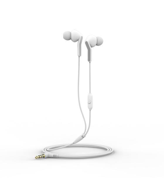 Muvit for change auriculares estéreo e57 3.5mm blancos