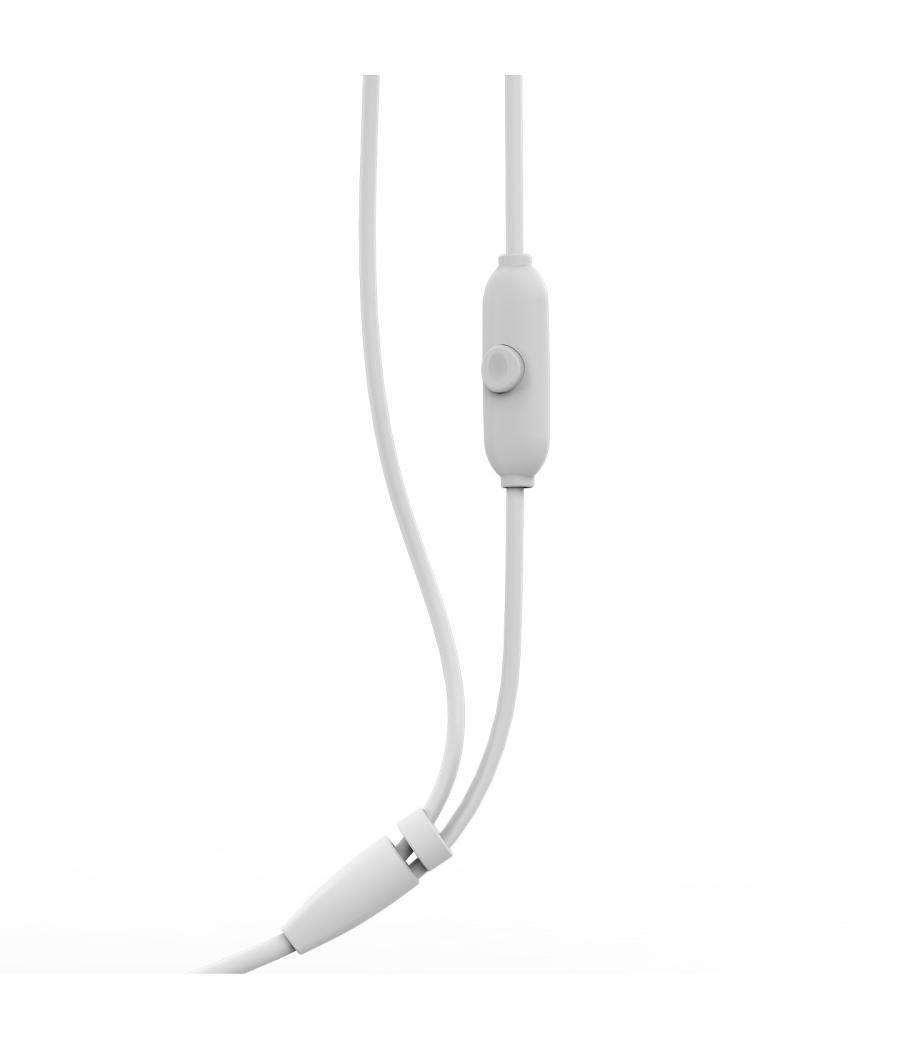 Muvit for change auriculares estéreo e57 3.5mm blancos