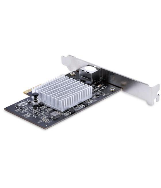 StarTech.com Tarjeta PCIe Adaptadora de Red de 1 Puerto RJ45 10Gb para PC o Servidor, Tarjeta PCI Express Ethernet de 6 Velocida
