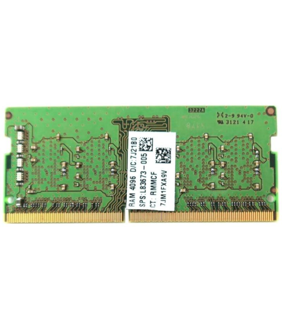 Memoria ram micron mta4atf51264hz-3g2r1 4gb/ ddr4/ 3200mhz/ 1.2v/ cl22/ sodimm