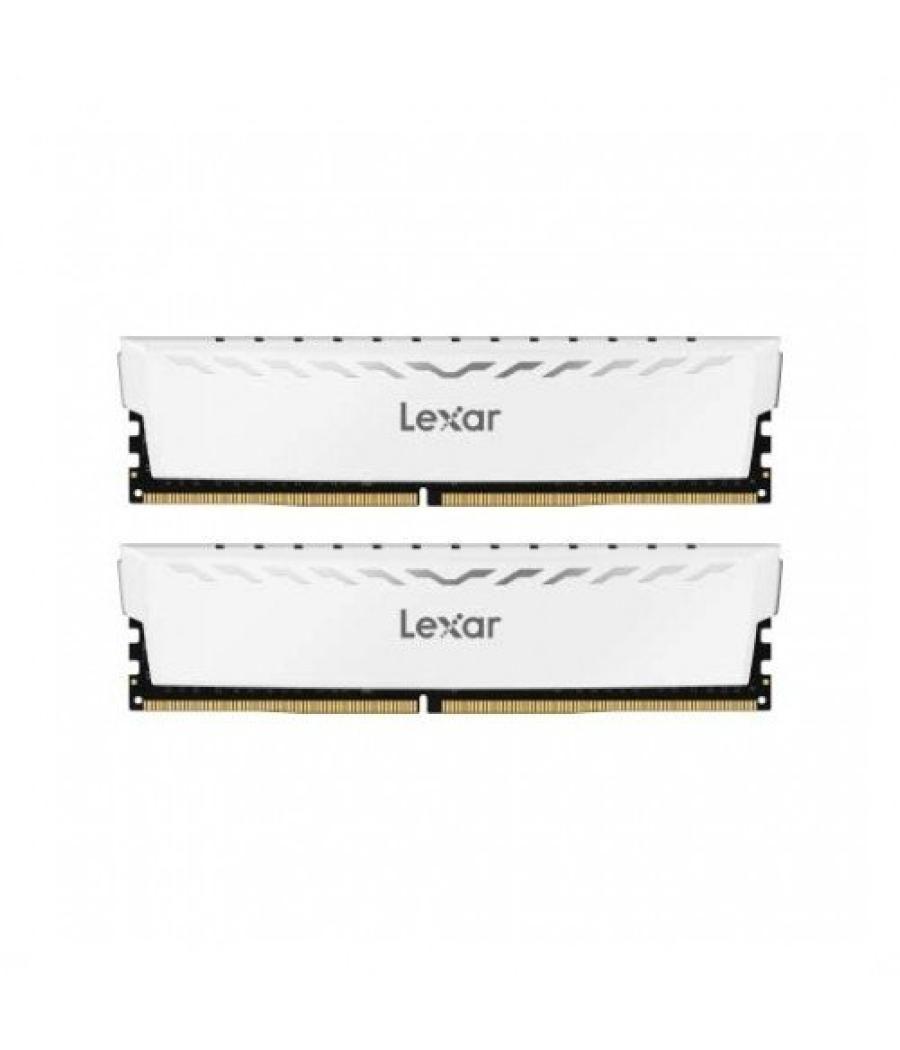 Modulo memoria ram ddr4 32gb 2x16gb 3600mhz lexar thor whit