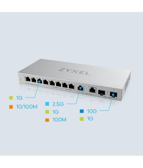 Zyxel XGS1010-12-ZZ0102F switch No administrado Gigabit Ethernet (10/100/1000) Gris