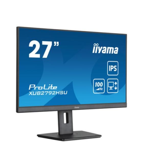 Iiyama xub2792hsu-b6 pantalla para pc 68,6 cm (27") 1920 x 1080 pixeles full hd led negro