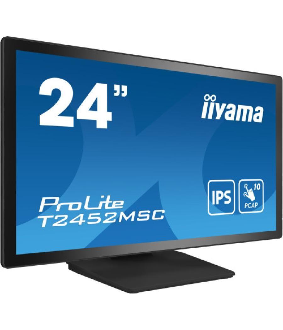Iiyama prolite t2452msc-b1 pantalla para pc 60,5 cm (23.8") 1920 x 1080 pixeles full hd lcd pantalla táctil multi-usuario negro