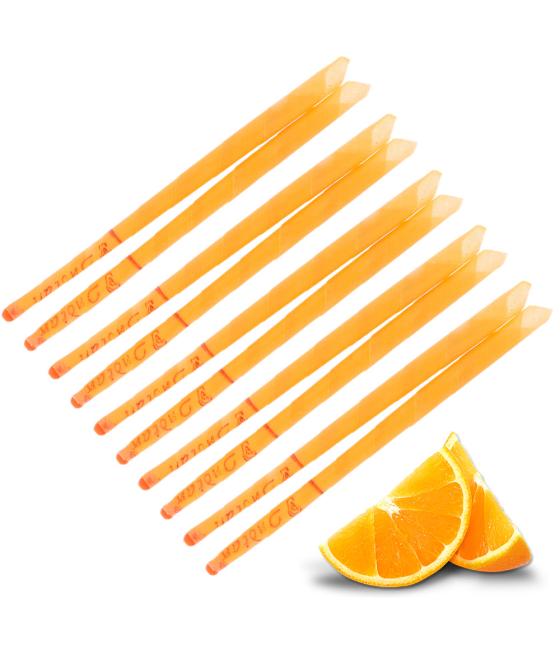 Par Velas de oido aromatica - Naranja