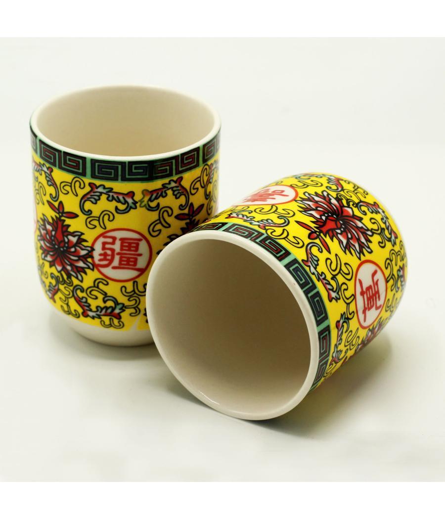 Tazas de te - Diseño oriental larga vida