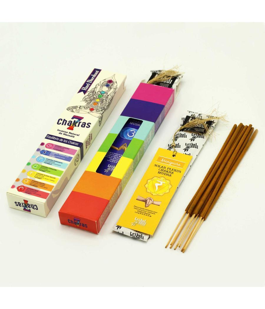 Tribal Soul Incense Sticks - 7 Chakras con mensajes