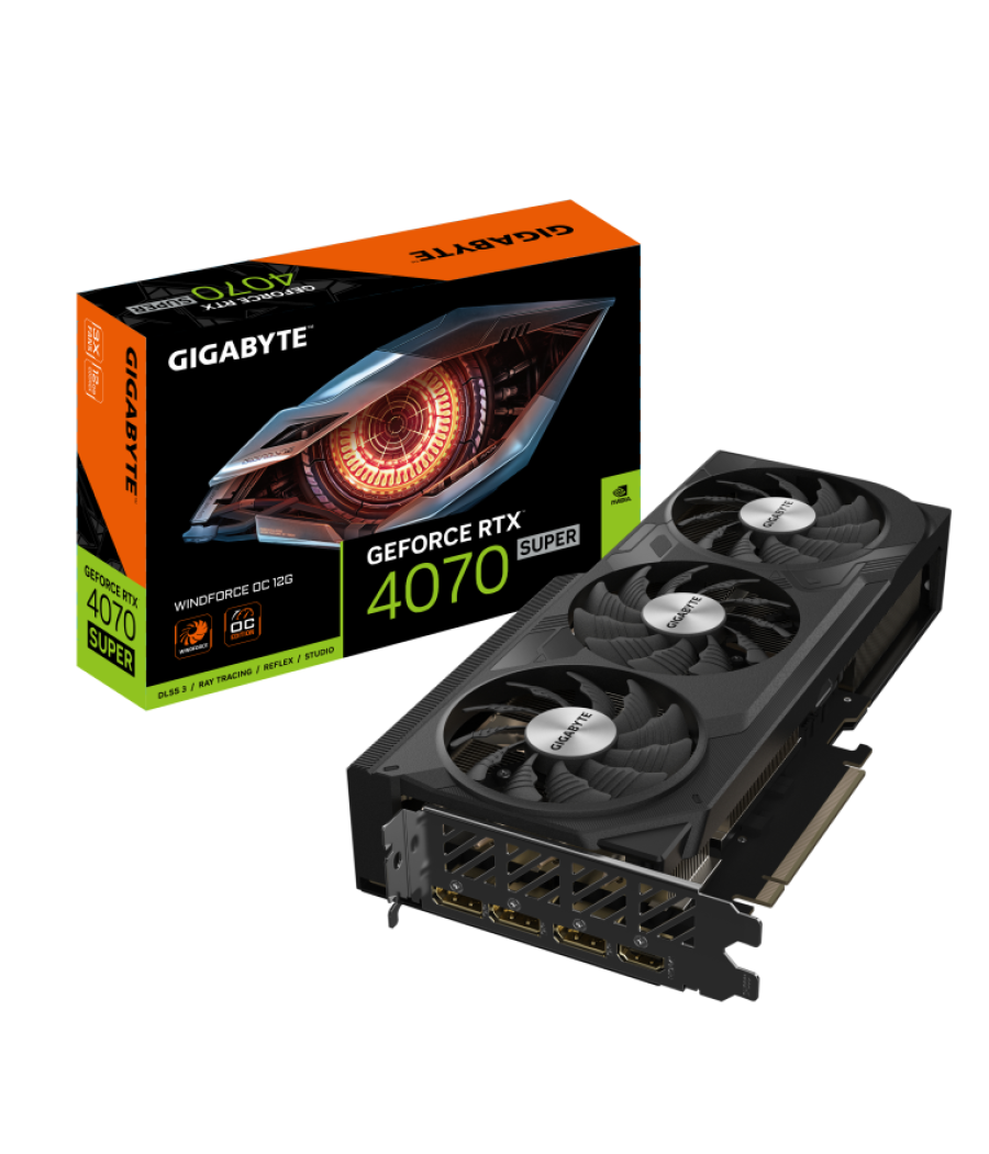 Tarjeta grafica gigabyte rtx 4070 super windforce oc 12gb