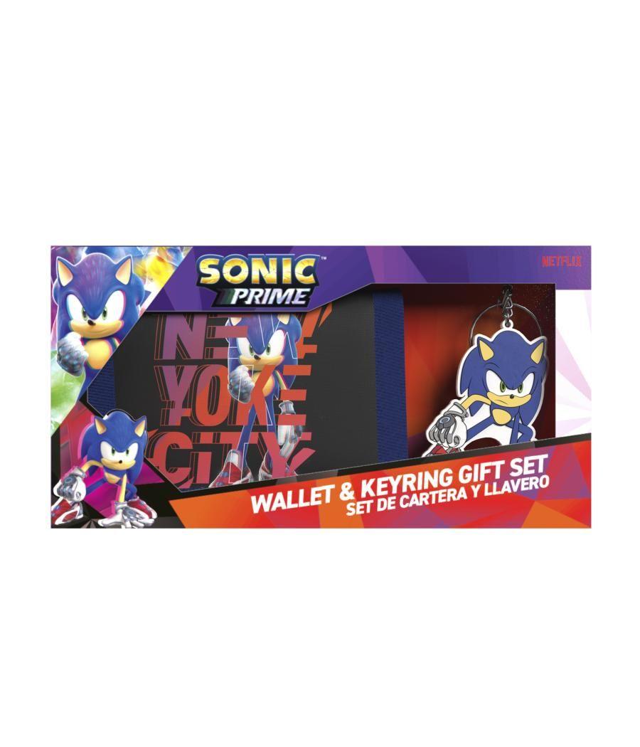 Monedero cyp brands sonic sonic prime keyring gift set