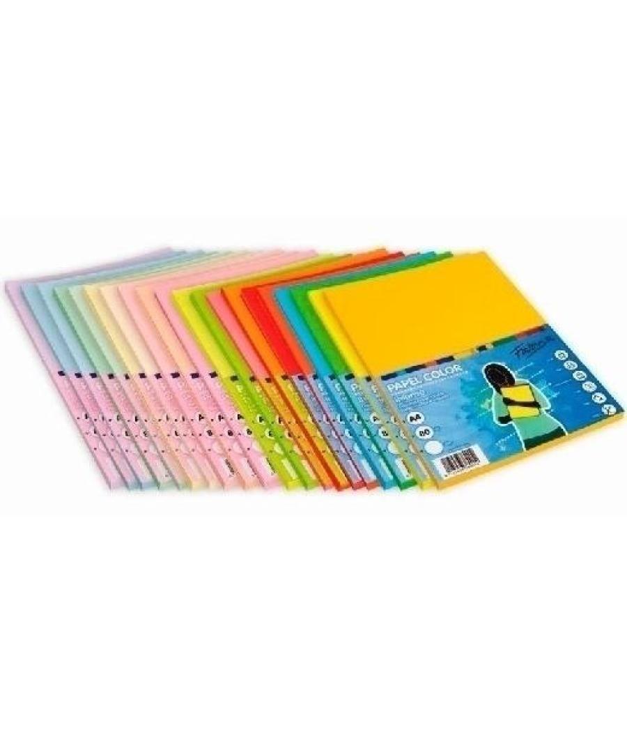 Fabrisa papel din a3 80gr 1 paquete de 500 hojas color naranja