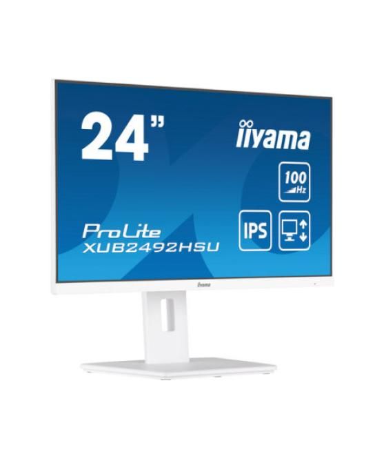Iiyama xub2492hsu-w6 pantalla para pc 60,5 cm (23.8") 1920 x 1080 pixeles full hd led blanco