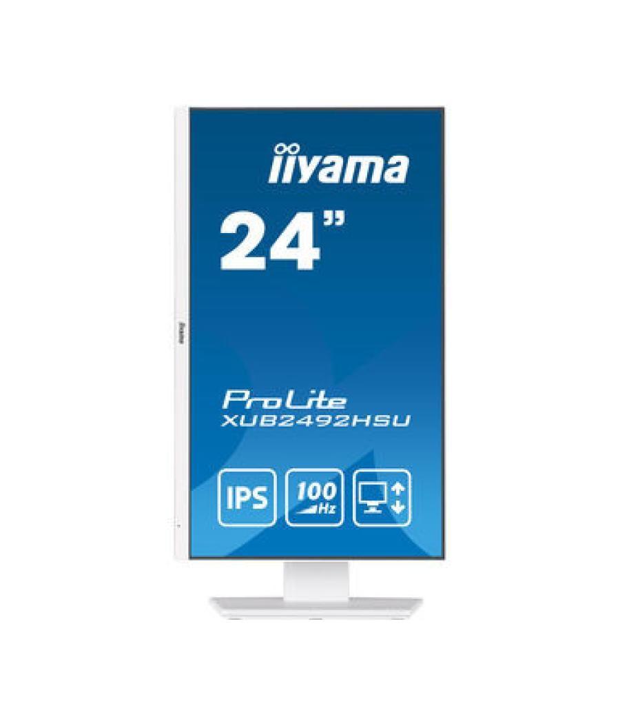 Iiyama xub2492hsu-w6 pantalla para pc 60,5 cm (23.8") 1920 x 1080 pixeles full hd led blanco