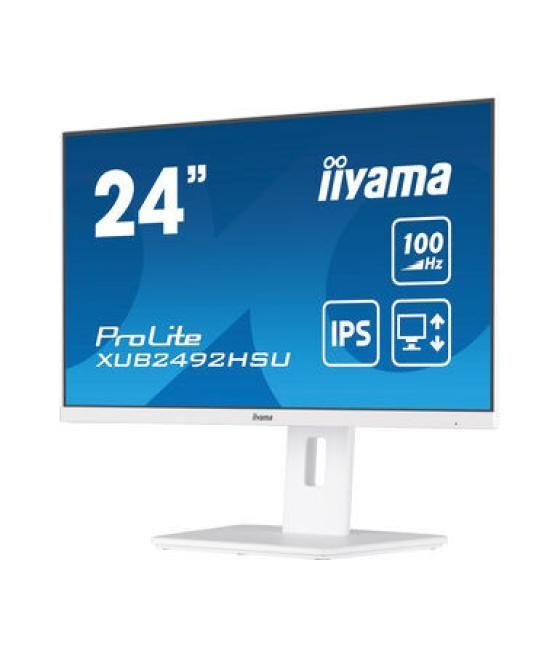 Iiyama xub2492hsu-w6 pantalla para pc 60,5 cm (23.8") 1920 x 1080 pixeles full hd led blanco