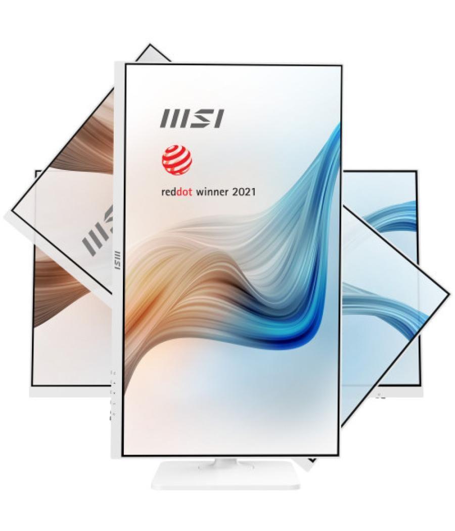 Msi modern md272qxp pantalla para pc 68,6 cm (27") 2560 x 1440 pixeles wide quad hd blanco