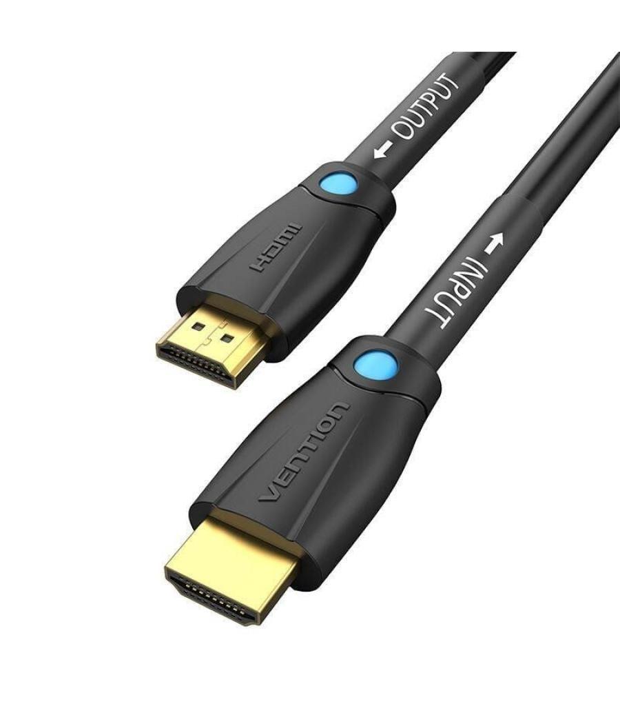 Cable hdmi 2.0 4k vention aambi/ hdmi macho - hdmi macho/ 3m/ negro