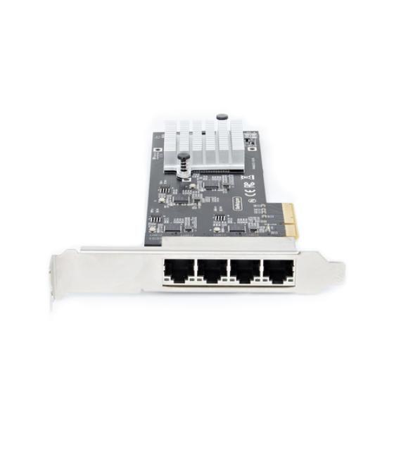 StarTech.com Tarjeta PCI Express de Red Ethernet 4 Puertos NBASE-T 2,5G - NIC I225-V - Tarjeta de Red de 4 Puertos para Ordenado