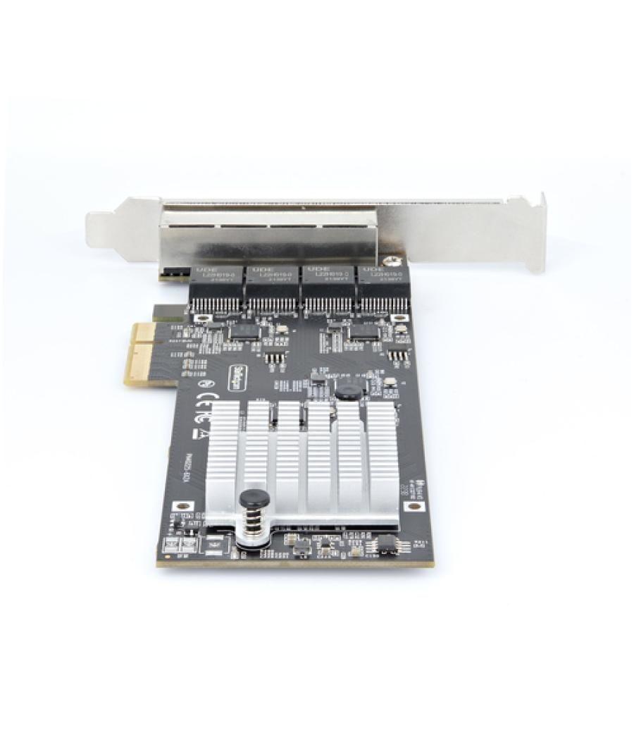 StarTech.com Tarjeta PCI Express de Red Ethernet 4 Puertos NBASE-T 2,5G - NIC I225-V - Tarjeta de Red de 4 Puertos para Ordenado