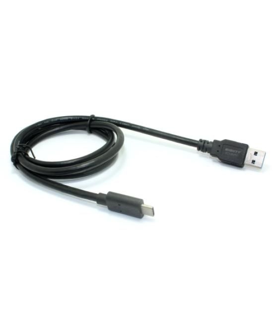 Eightt - cable usb 3.0 a usb type c - 1m - pvc - negro