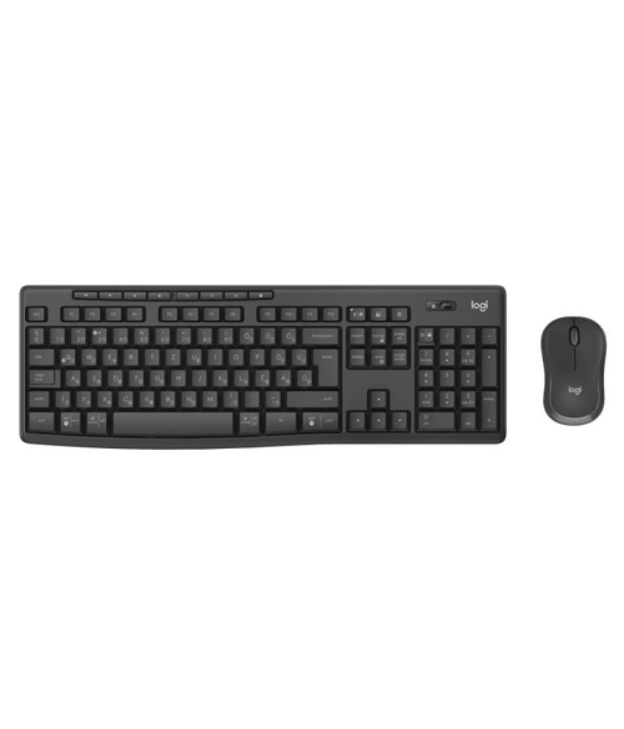 Logitech MK370 Combo for Business teclado Ratón incluido RF Wireless + Bluetooth QWERTY Portugués Grafito