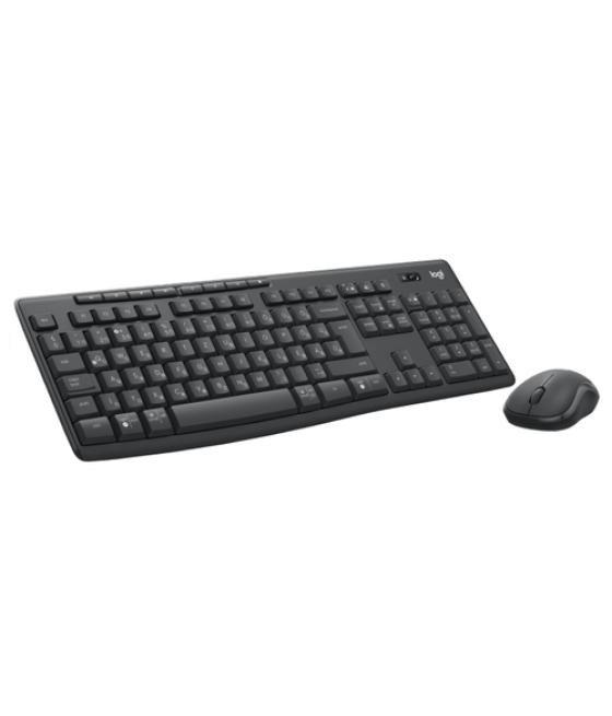 Logitech MK370 Combo for Business teclado Ratón incluido RF Wireless + Bluetooth QWERTY Portugués Grafito