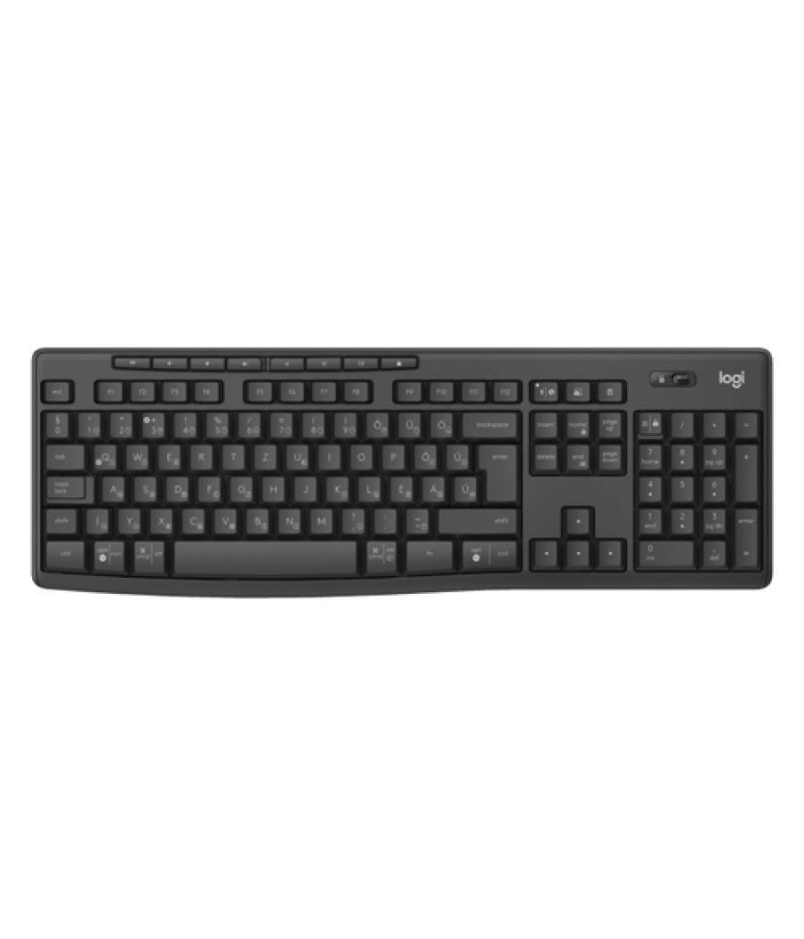 Logitech MK370 Combo for Business teclado Ratón incluido RF Wireless + Bluetooth QWERTY Portugués Grafito