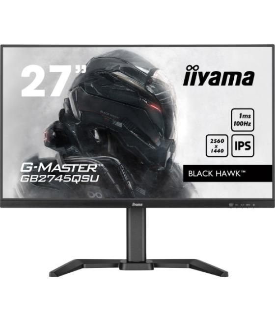 Iiyama g-master gb2745qsu-b1 pantalla para pc 68,6 cm (27") 2560 x 1440 pixeles 2k ultra hd led negro