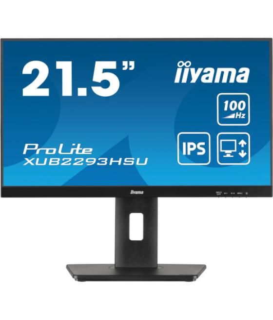 Iiyama prolite xub2293hsu-b6 pantalla para pc 53,3 cm (21") 1920 x 1080 pixeles full hd led negro