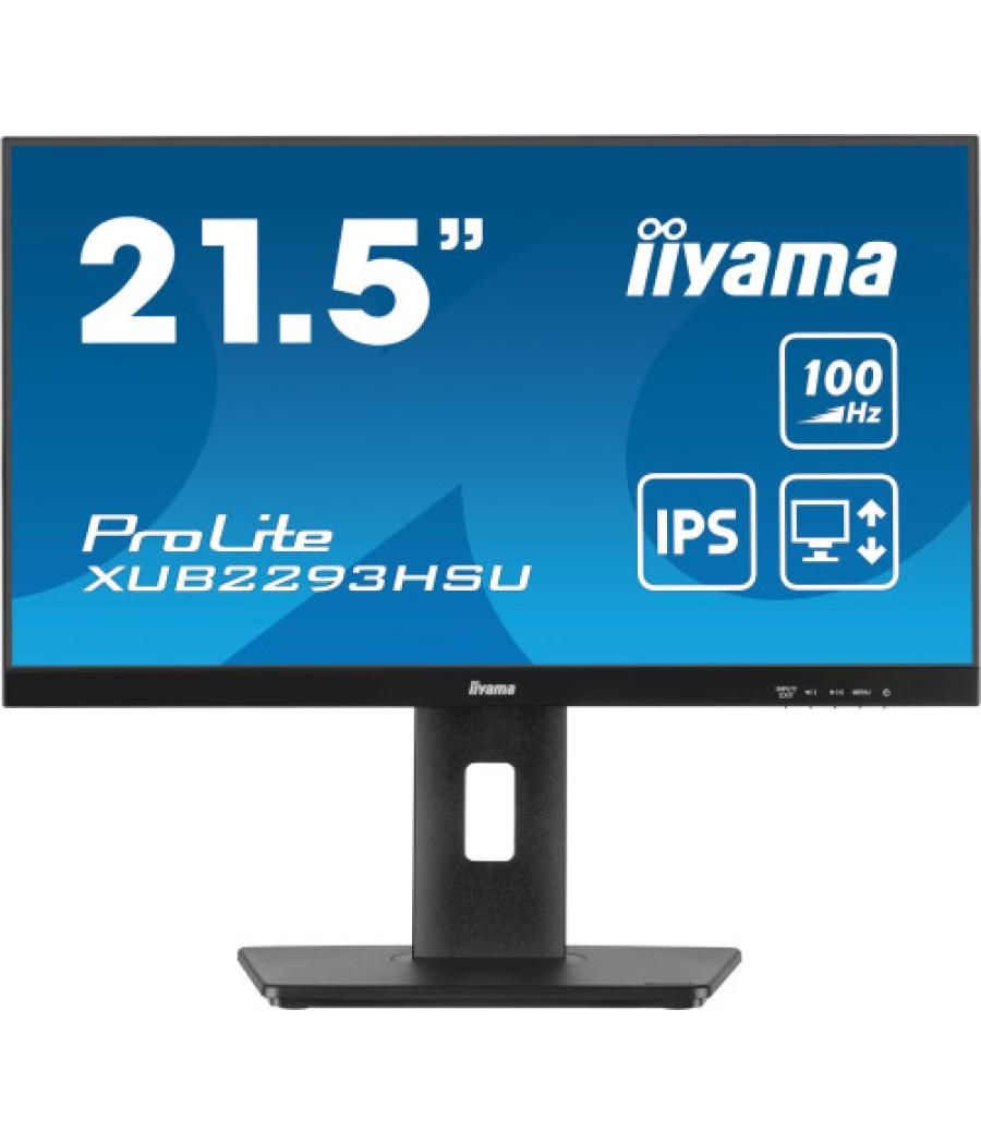 Iiyama prolite xub2293hsu-b6 pantalla para pc 53,3 cm (21") 1920 x 1080 pixeles full hd led negro