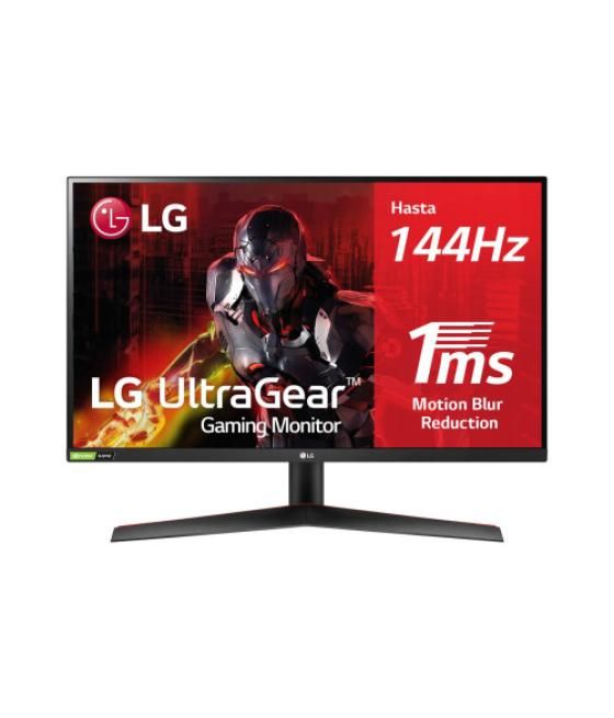 Lg 27gn800p-b pantalla para pc 68,6 cm (27") 2560 x 1440 pixeles quad hd led negro, rojo