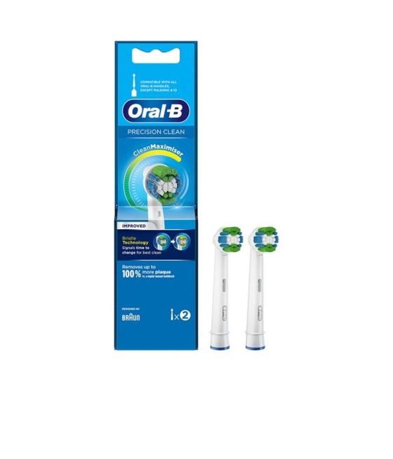 Cabezales de recambio braun oral - b eb20rb - 2 precision clean 2 uds