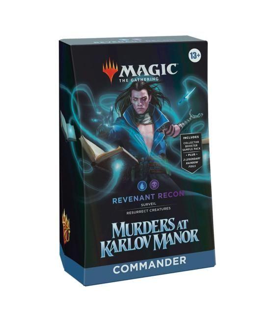 Juego de cartas magic the gatering mazos commander murders at karlov manor 4 mazos inglés