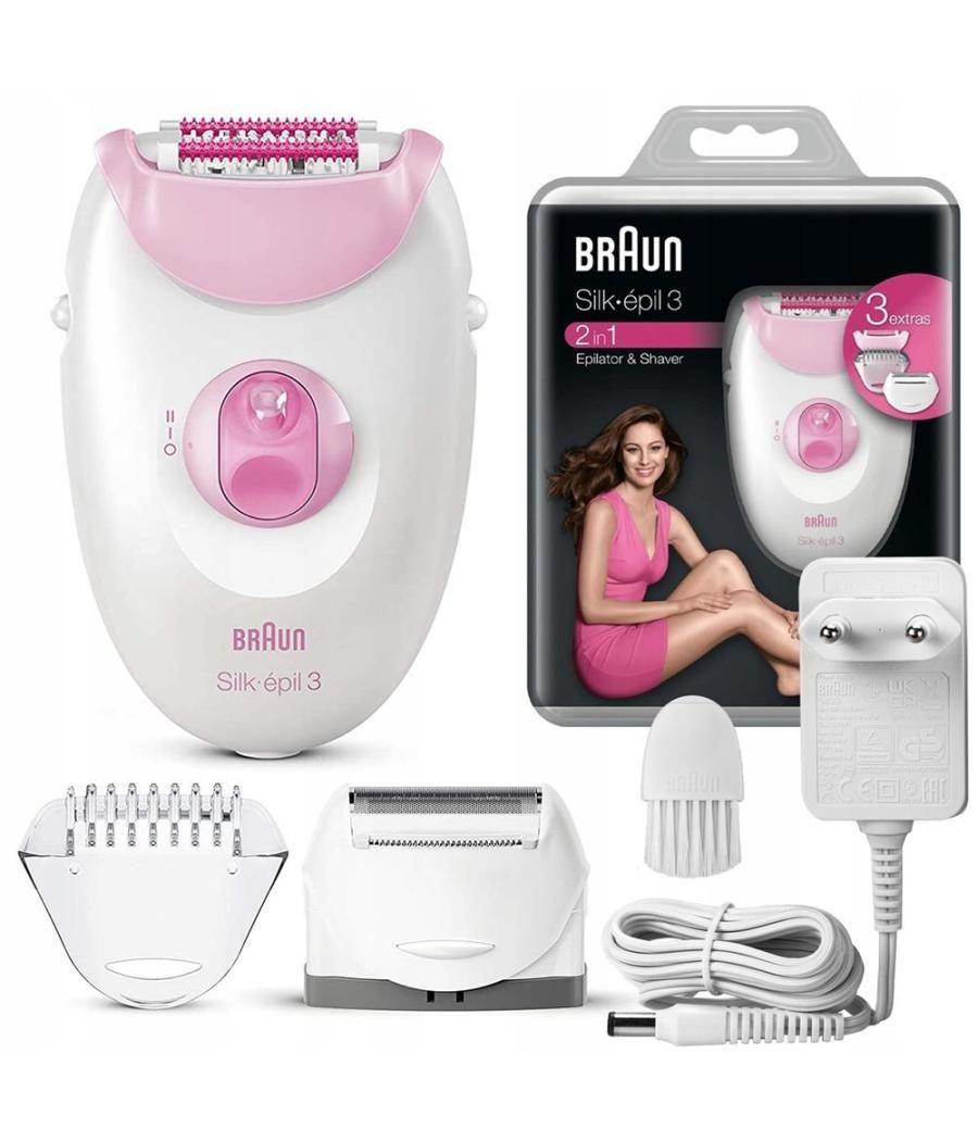 Depiladora philips silk - epil 3 blanca