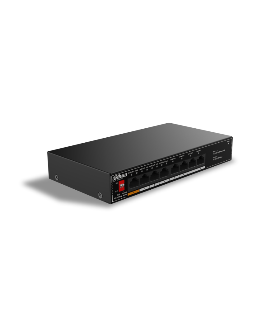 Switch it dahua dh-sg1008lp 8-port unmanaged desktop switch with 4-port poe