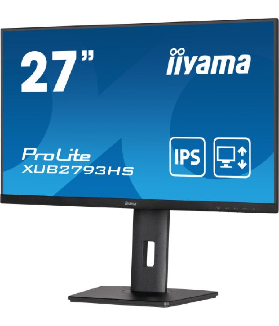 Iiyama prolite xub2793hs-b6 led display 6,86 cm (2.7") 1920 x 1080 pixeles full hd negro