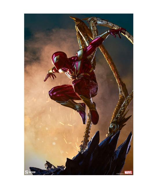 Estatua premium format 1 - 4 sideshow collctibles - iron spider