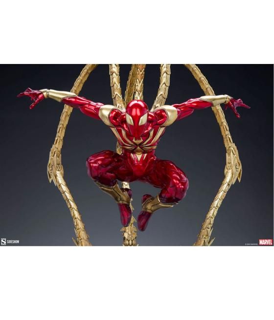 Estatua premium format 1 - 4 sideshow collctibles - iron spider