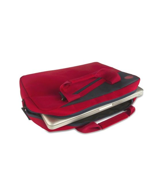 NGS Ginger Red maletines para portátil 39,6 cm (15.6") Maletín Antracita, Rojo - Imagen 3