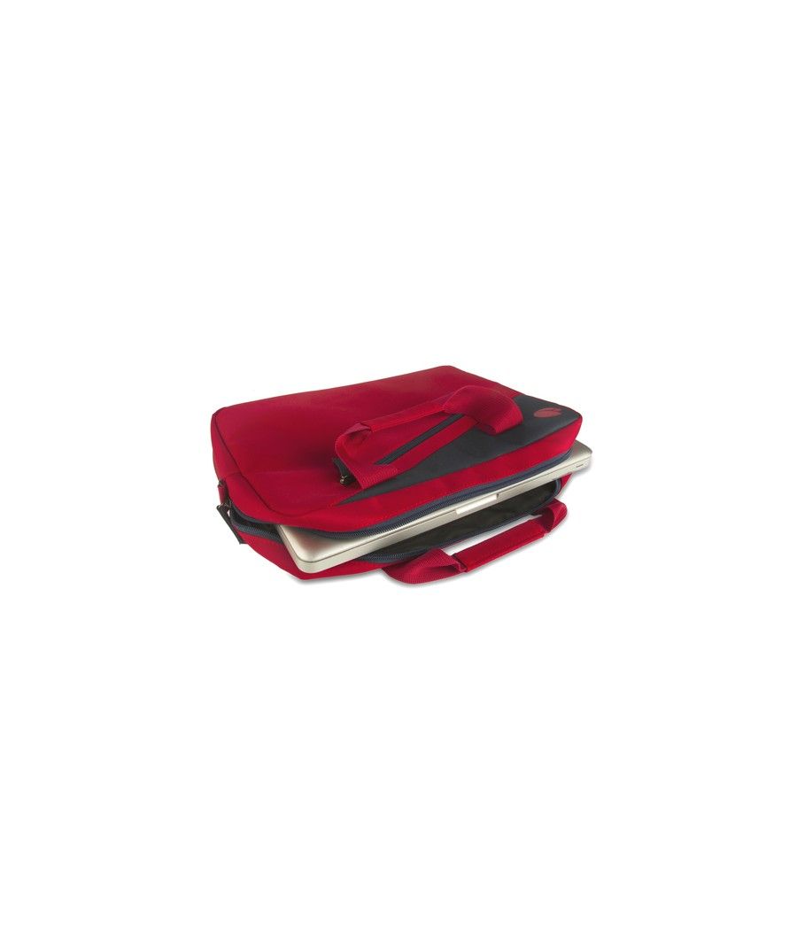 NGS Ginger Red maletines para portátil 39,6 cm (15.6") Maletín Antracita, Rojo - Imagen 3