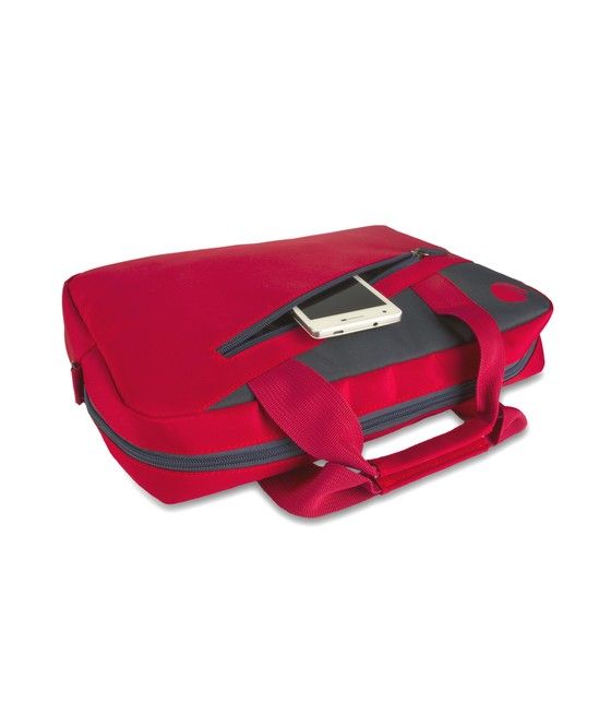NGS Ginger Red maletines para portátil 39,6 cm (15.6") Maletín Antracita, Rojo - Imagen 4