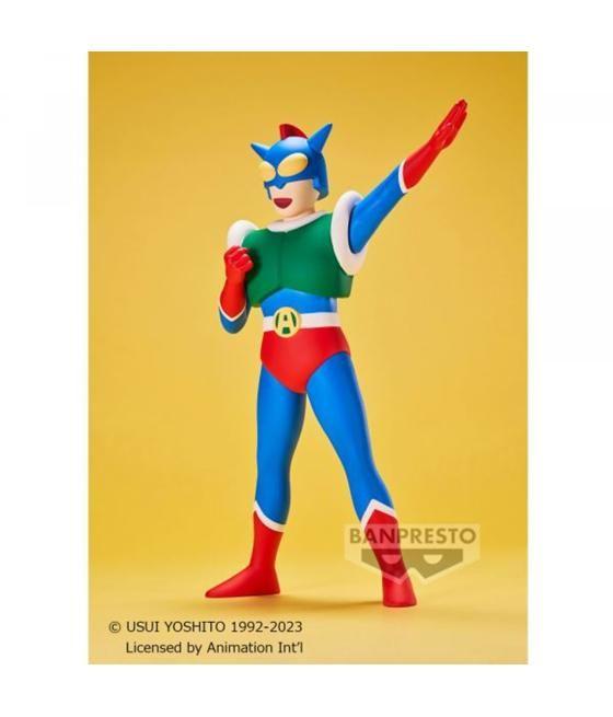 Figura banpresto crayon shinchan sofvimates action kamen (ultra heroe) 16cm